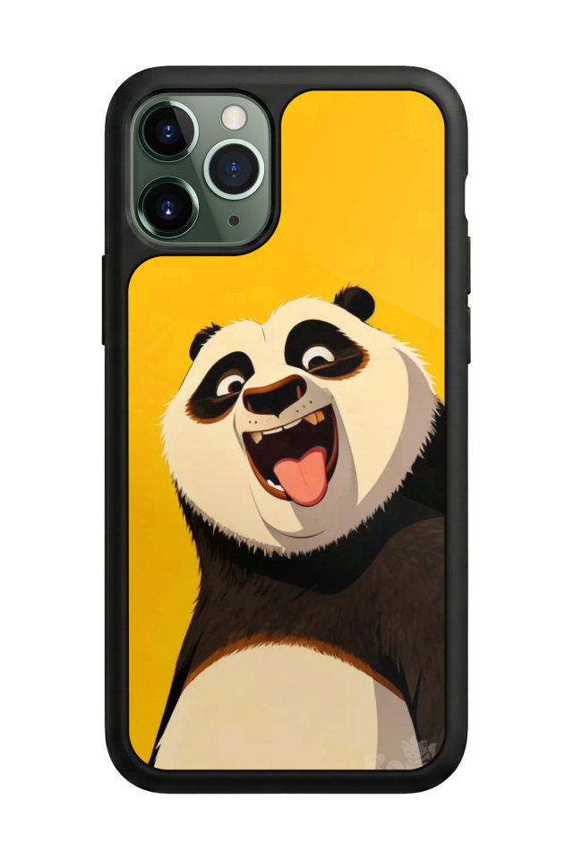 iPhone 11 Pro Uyumlu Kung Fu Panda Tasarımlı Glossy Premium Kılıf