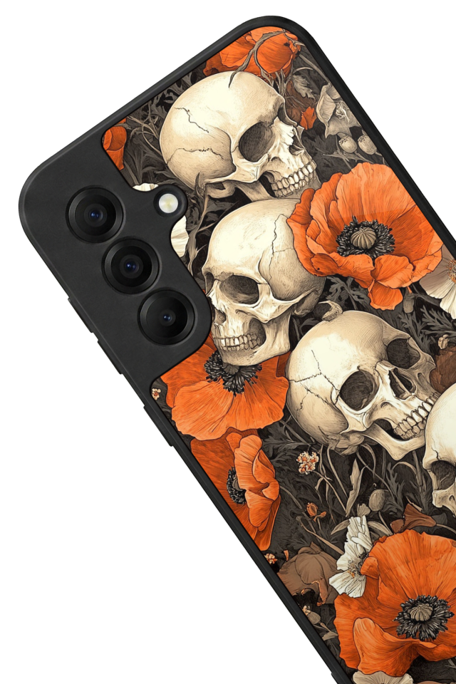 Samsung Galaxy A17 Uyumlu KuruKafa Tasarımlı Glossy Premium Kılıf