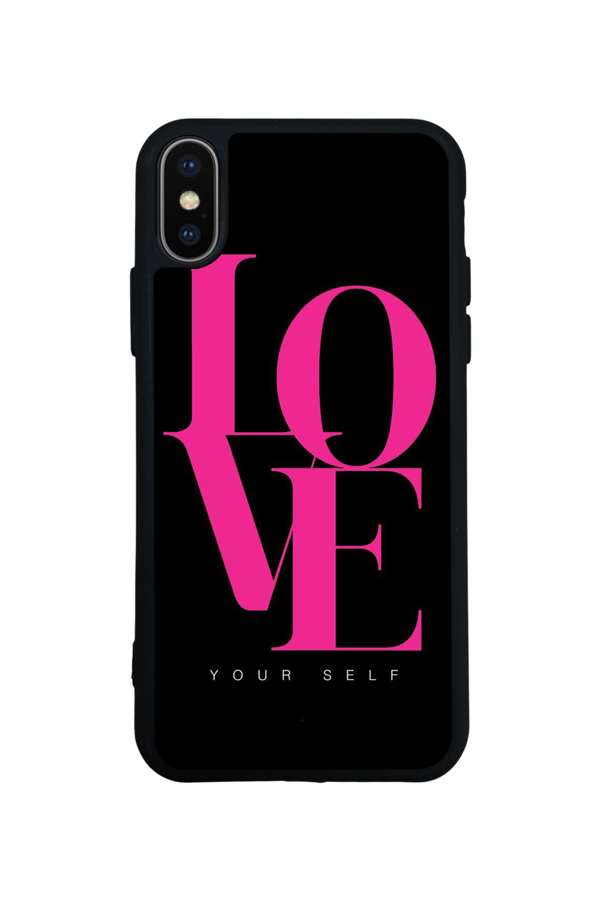 iPhone X/ XS Uyumlu Love Tasarımlı Glossy Premium Kılıf
