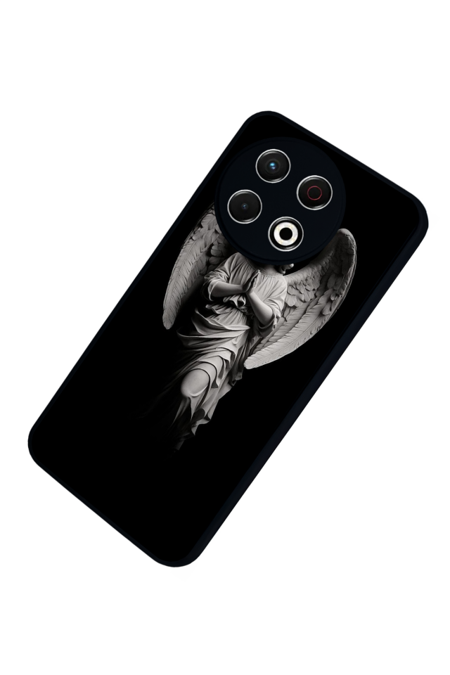 Tecno Spark 30 Pro Uyumlu Melek Tasarımlı Glossy Premium Kılıf