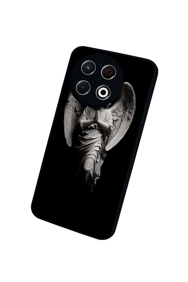 Tecno Spark 30 Pro Uyumlu Melek Tasarımlı Glossy Premium Kılıf