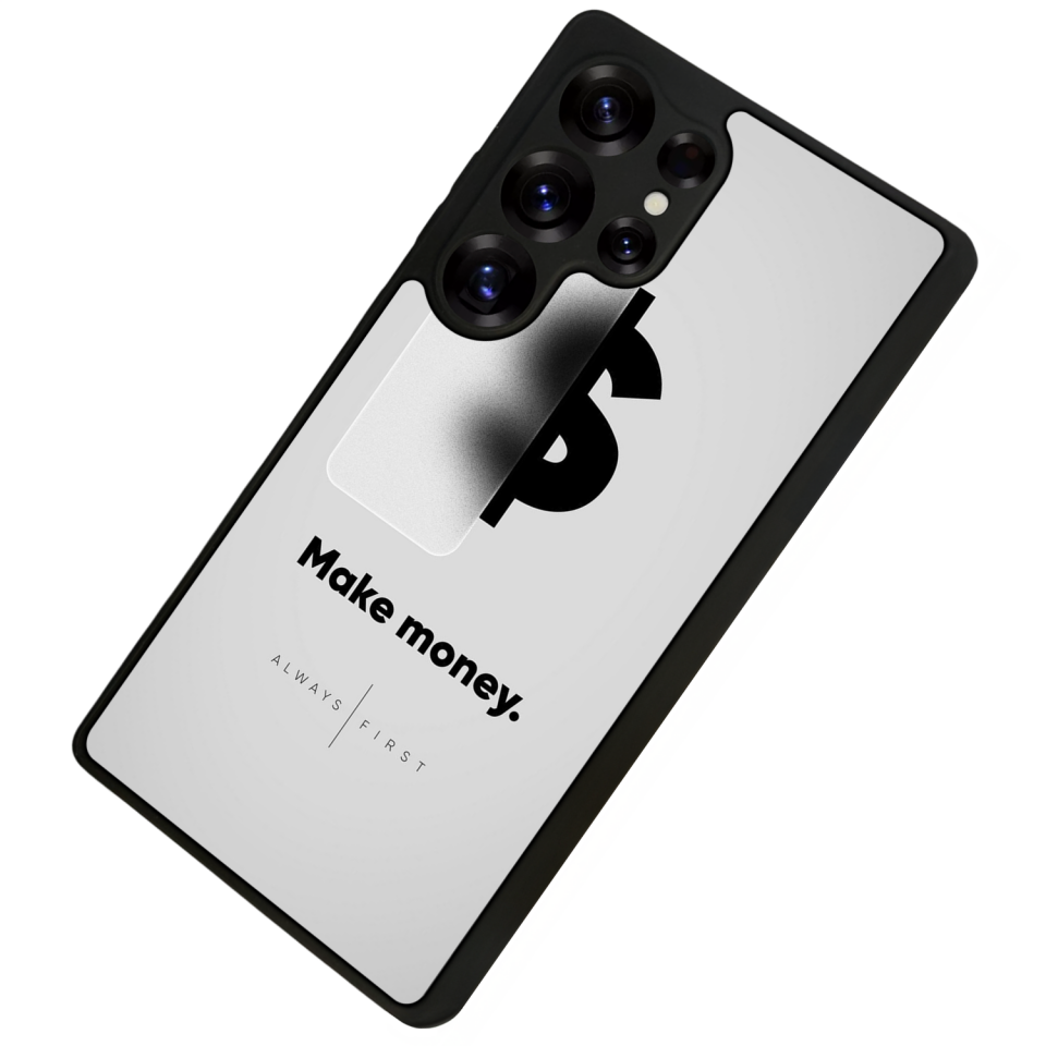 Samsung Galaxy S25 Ultra Uyumlu Money Para Tasarımlı Glossy Premium Kılıf