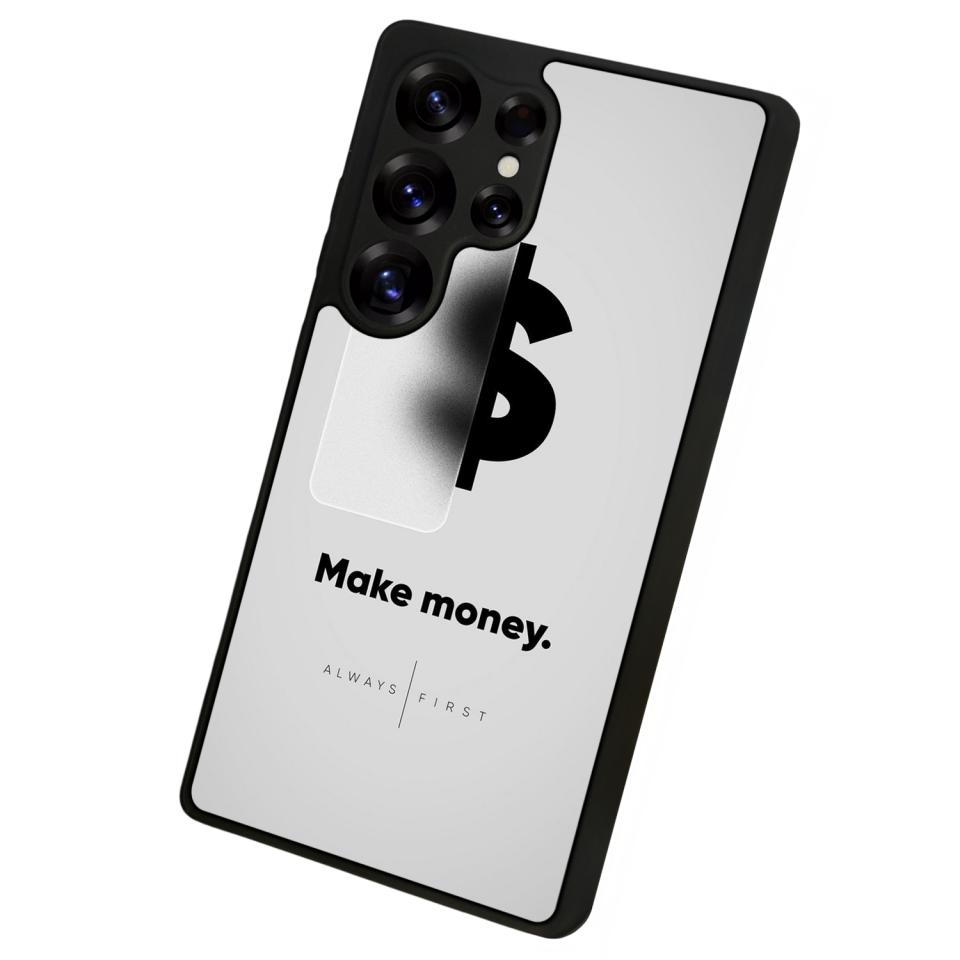 Samsung Galaxy S25 Ultra Uyumlu Money Para Tasarımlı Glossy Premium Kılıf