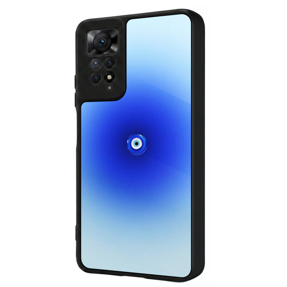 Xiaomi Redmi Note 12 Pro Uyumlu Nazar Tasarımlı Glossy Premium Kılıf