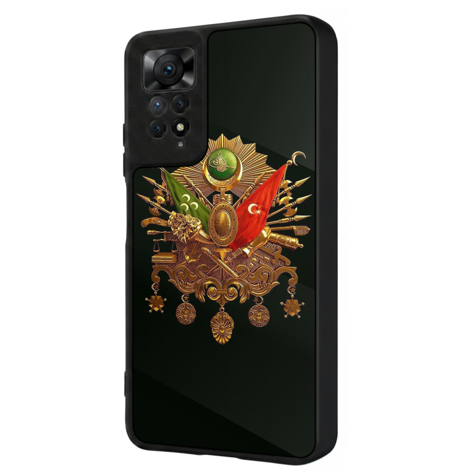 Xiaomi Redmi Note 11 Pro Uyumlu Osmanli Tugrasi Tasarımlı Glossy Premium Kılıf