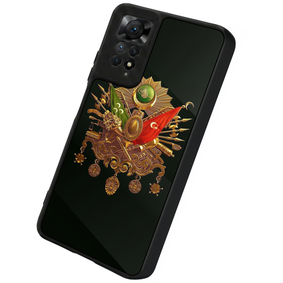 Xiaomi Redmi Note 11 Pro Uyumlu Osmanli Tugrasi Tasarımlı Glossy Premium Kılıf