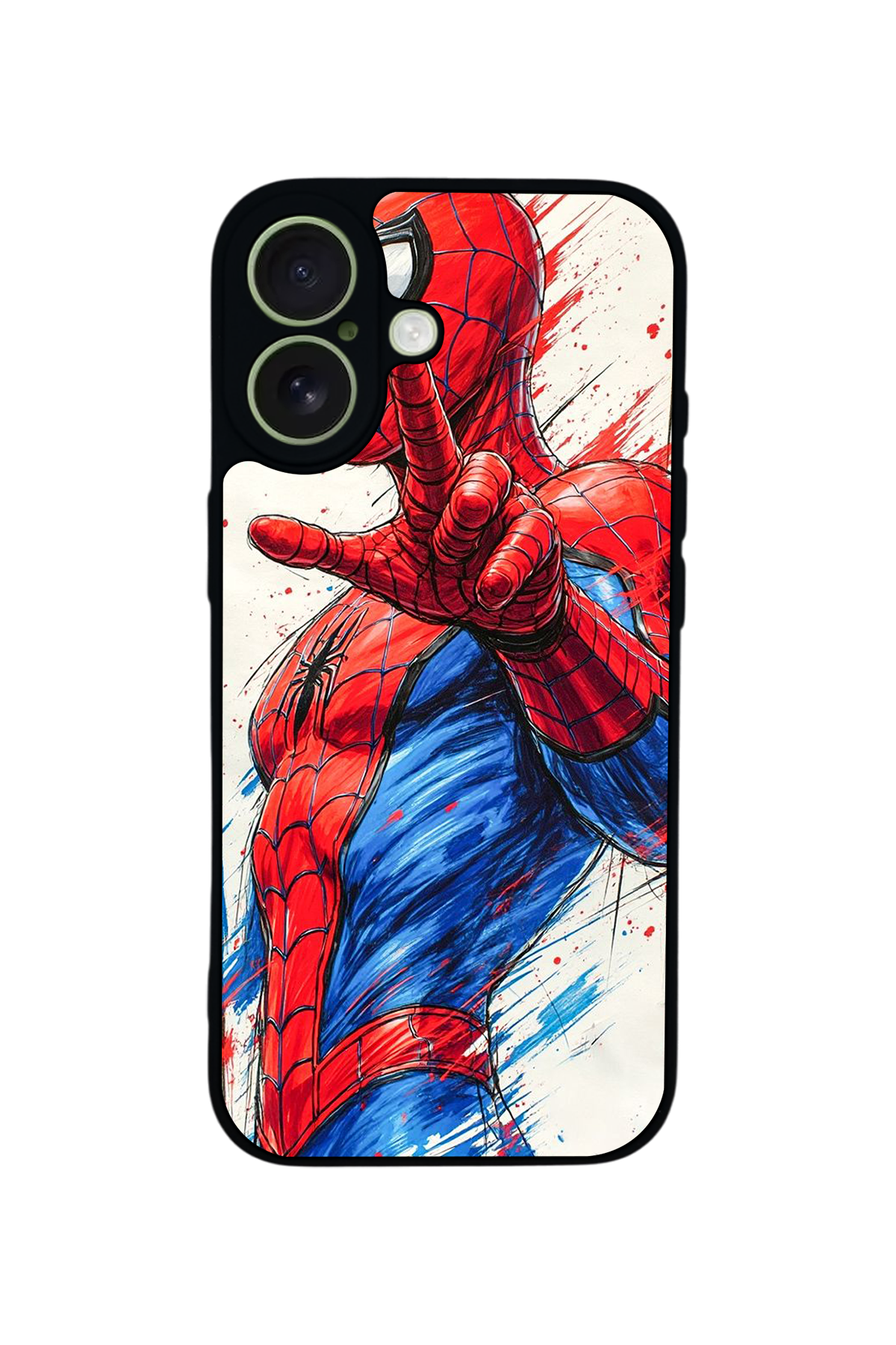 iPhone 17 Uyumlu Spider Man ( Örümcek Adam ) Tasarımlı Glossy Premium Kılıf
