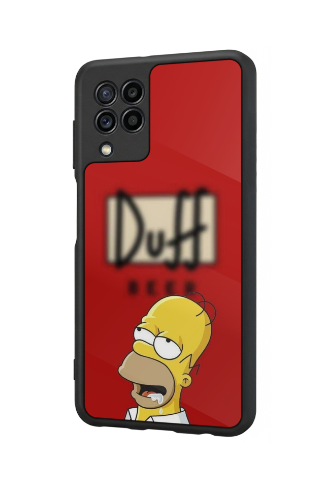 Samsung Galaxy M32 Uyumlu The Simpsons Tasarımlı Glossy Premium Kılıf