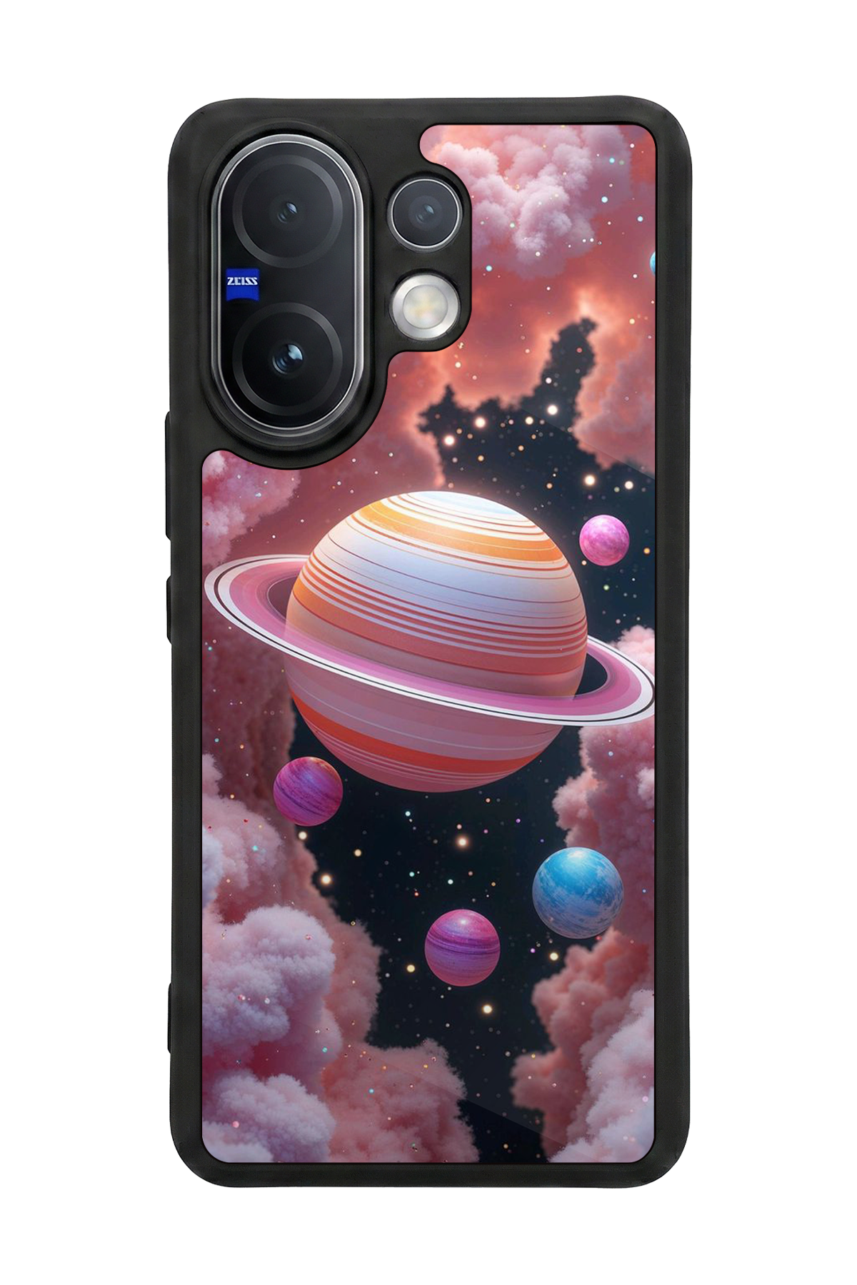 Vivo V60 Uyumlu Uzay Tasarımlı Glossy Premium Kılıf