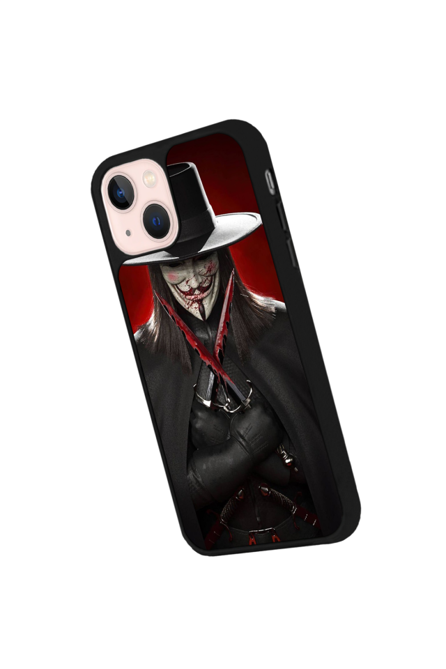 iPhone 13/14 Uyumlu Vendetta Tasarımlı Glossy Premium Kılıf
