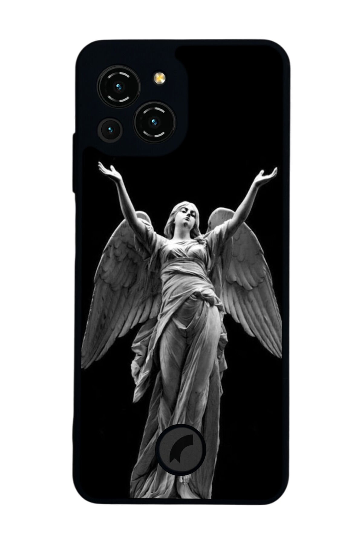 Reeder S23 Pro Max Uyumlu Melek Tasarımlı Glossy Premium Kılıf