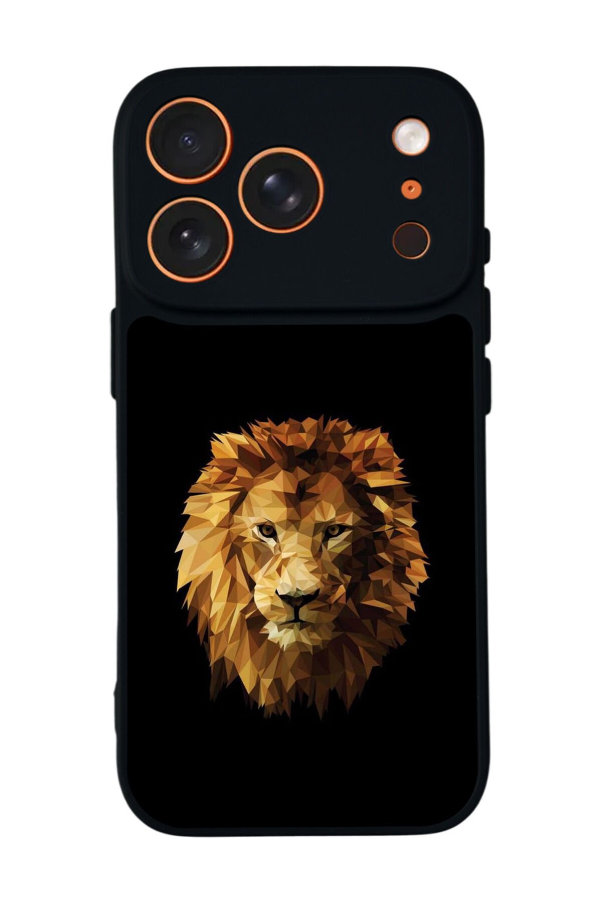 iPhone 17 Pro Max Uyumlu Aslan Tasarımlı Glossy Premium Kılıf