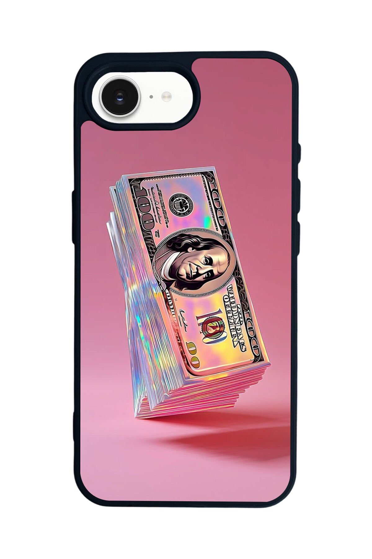 iPhone 16E Uyumlu Money Para Tasarımlı Glossy Premium Kılıf