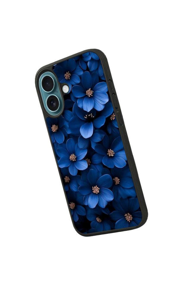 iPhone 16 Uyumlu Cicek Tasarımlı Glossy Premium Kılıf