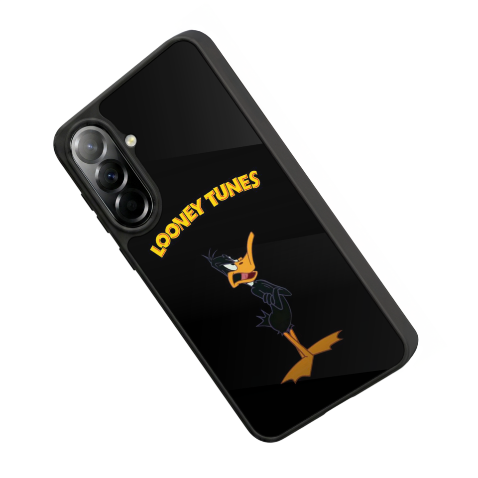 Samsung Galaxy A57 Uyumlu Daffy duck Tasarımlı Glossy Premium Kılıf
