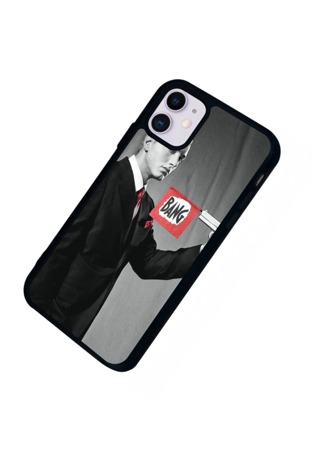 iPhone 11 Uyumlu Eminem Tasarımlı Glossy Premium Kılıf