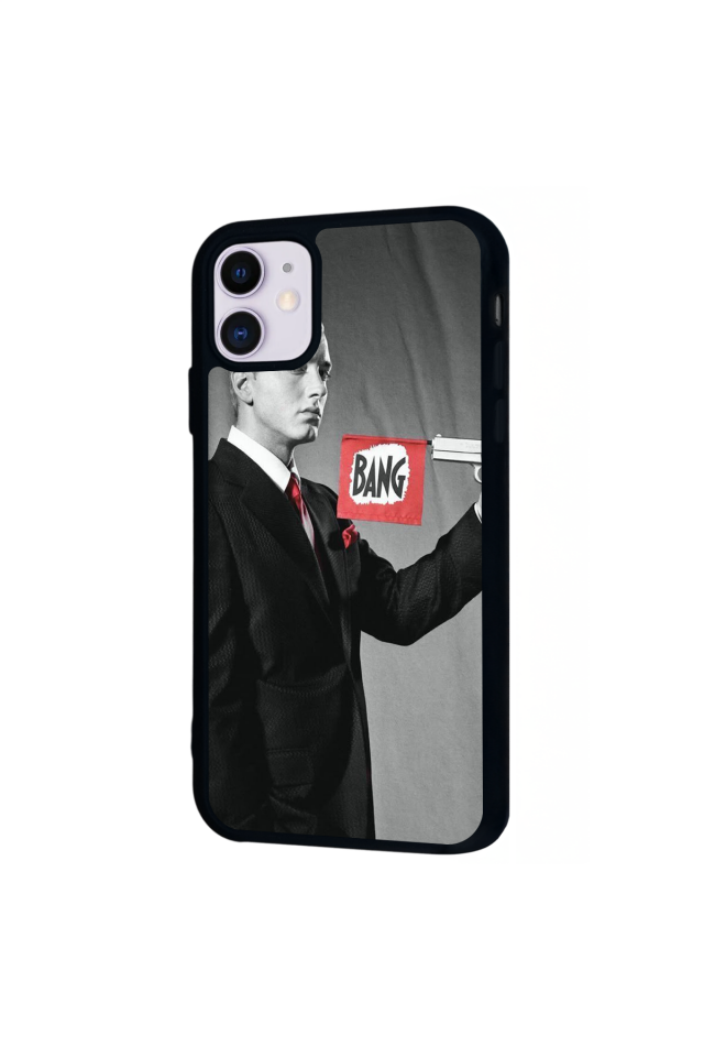 iPhone 11 Uyumlu Eminem Tasarımlı Glossy Premium Kılıf