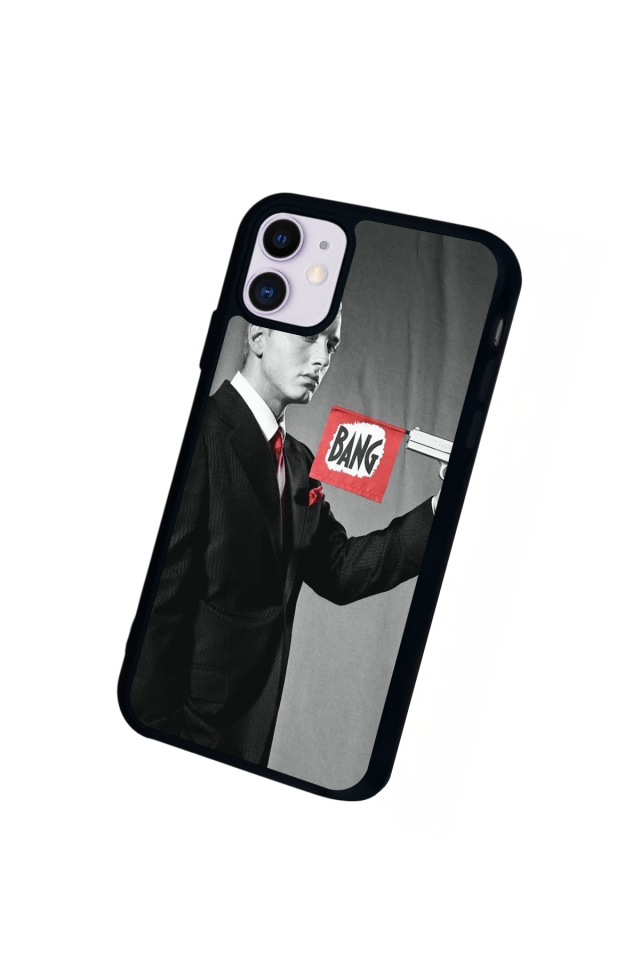 iPhone 11 Uyumlu Eminem Tasarımlı Glossy Premium Kılıf