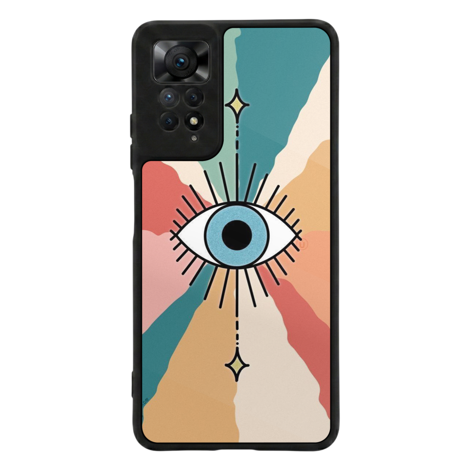 Xiaomi Redmi Note 11 Pro Uyumlu Göz Tasarımlı Glossy Premium Kılıf