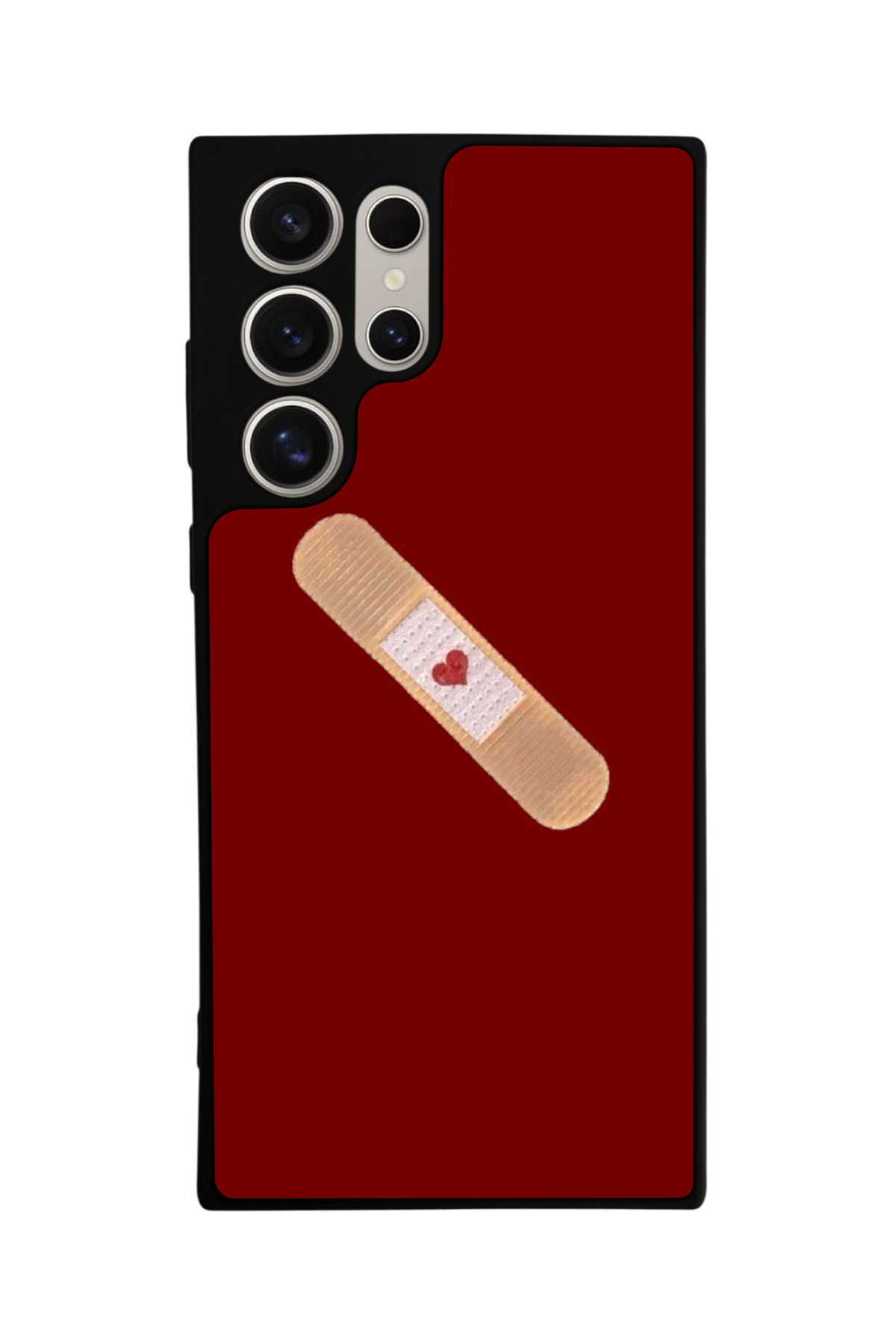 Samsung Galaxy S22 Ultra Uyumlu Kalp Love Tasarımlı Glossy Premium Kılıf