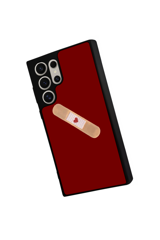 Samsung Galaxy S22 Ultra Uyumlu Kalp Love Tasarımlı Glossy Premium Kılıf