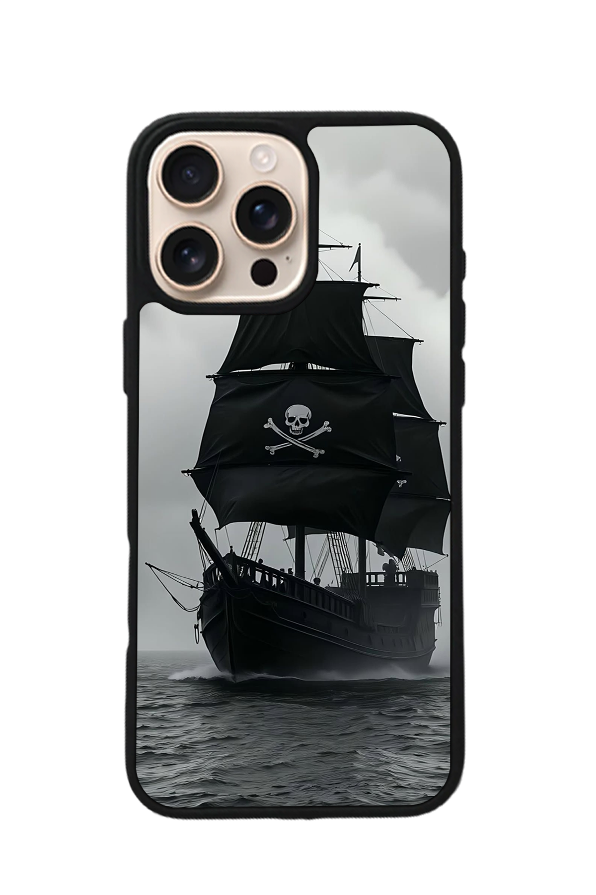 iPhone 15 Pro Uyumlu Korsan Tasarımlı Glossy Premium Kılıf