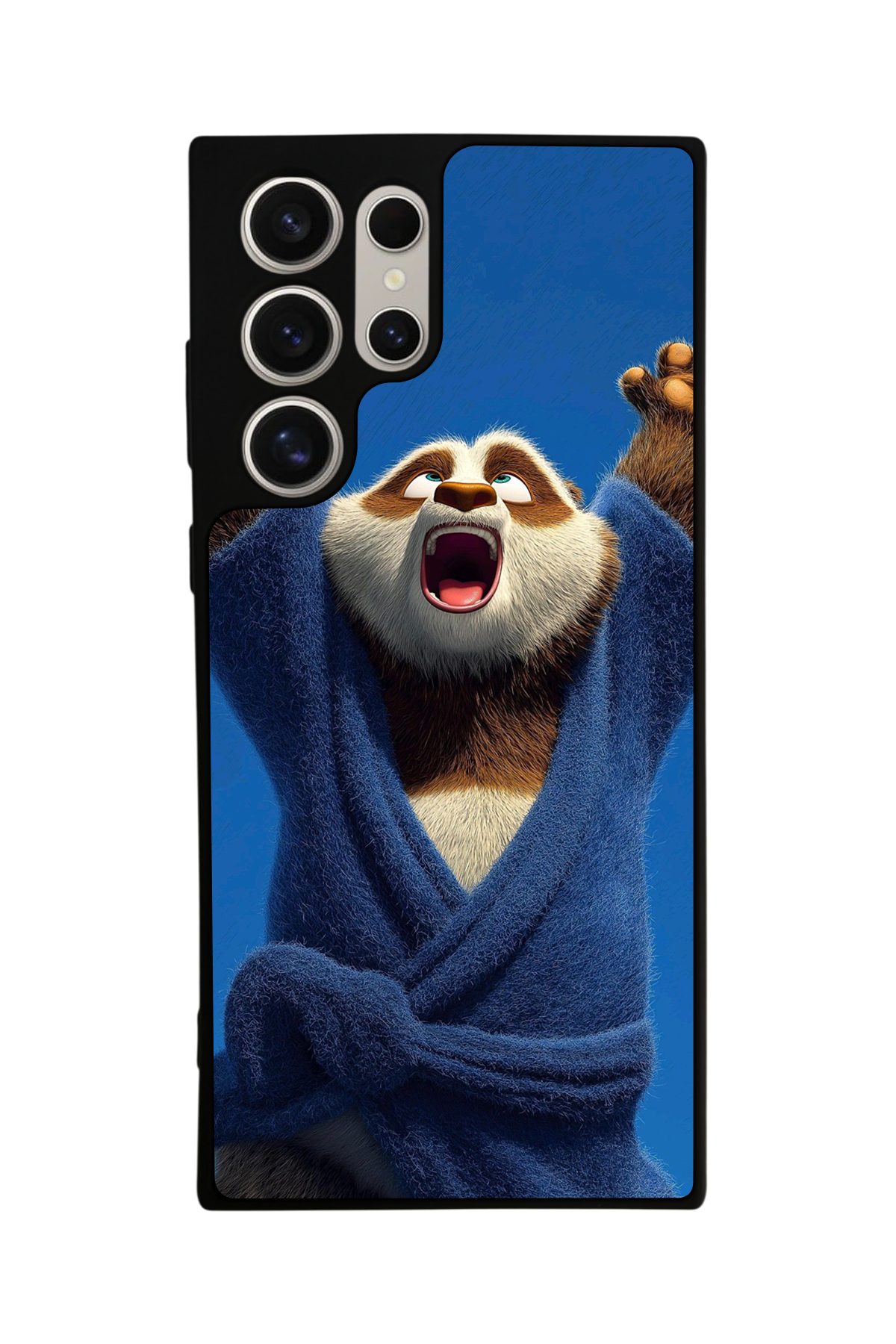 Samsung Galaxy S23 Ultra Uyumlu Kung Fu Panda Tasarımlı Glossy Premium Kılıf