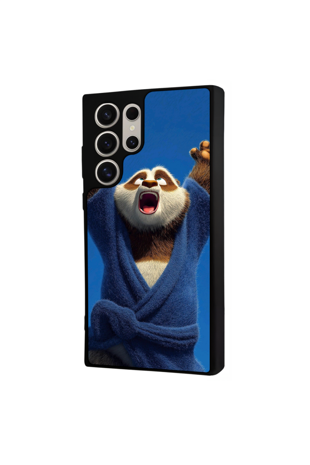 Samsung Galaxy S23 Ultra Uyumlu Kung Fu Panda Tasarımlı Glossy Premium Kılıf