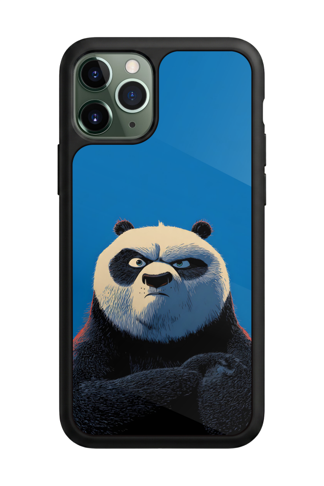 iPhone 11 Pro Uyumlu Kung Fu Panda Tasarımlı Glossy Premium Kılıf