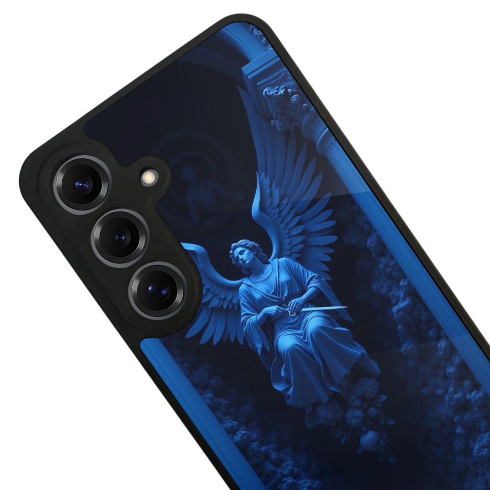 Samsung Galaxy S25 Uyumlu Melek Tasarımlı Glossy Premium Kılıf