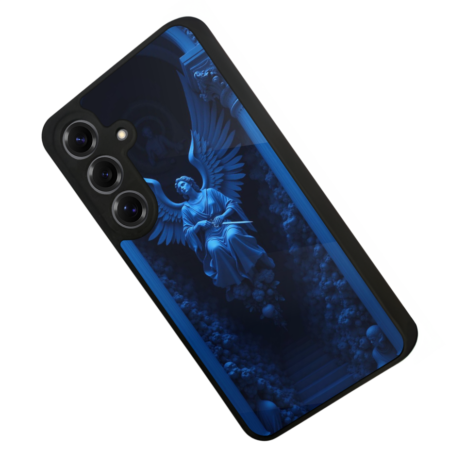 Samsung Galaxy S25 Uyumlu Melek Tasarımlı Glossy Premium Kılıf