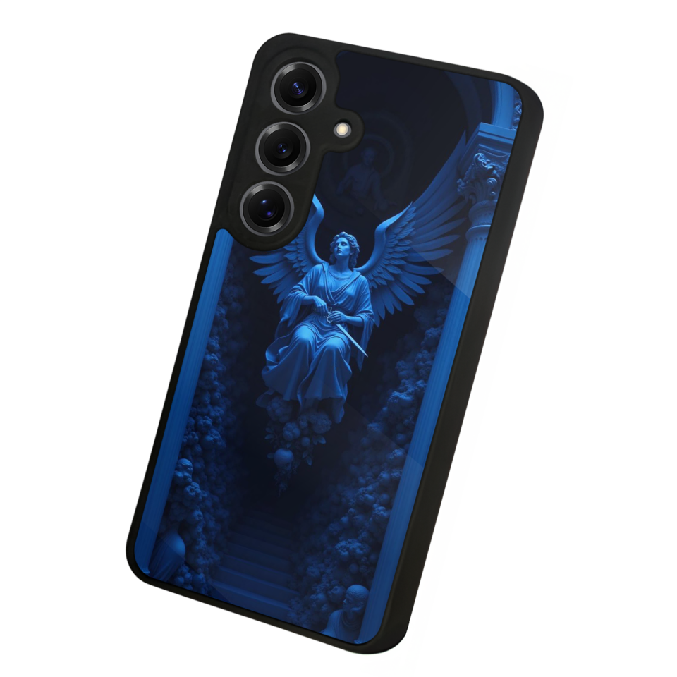 Samsung Galaxy S25 Uyumlu Melek Tasarımlı Glossy Premium Kılıf