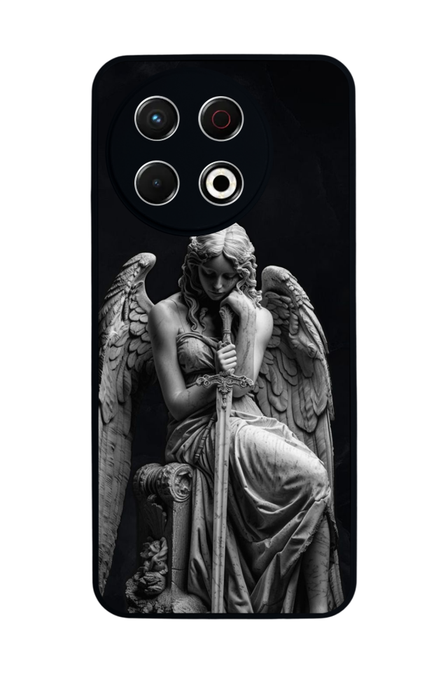 Tecno Spark 30 Pro Uyumlu Melek Tasarımlı Glossy Premium Kılıf