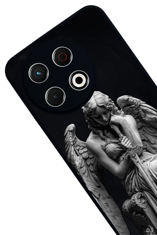 Tecno Spark 30 Pro Uyumlu Melek Tasarımlı Glossy Premium Kılıf