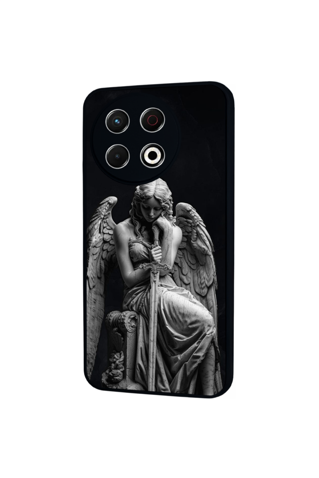 Tecno Spark 30 Pro Uyumlu Melek Tasarımlı Glossy Premium Kılıf