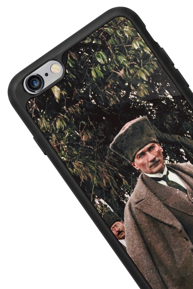 iPhone 6 Plus Uyumlu Mustafa Kemal Ataturk Tasarımlı Glossy Premium Kılıf