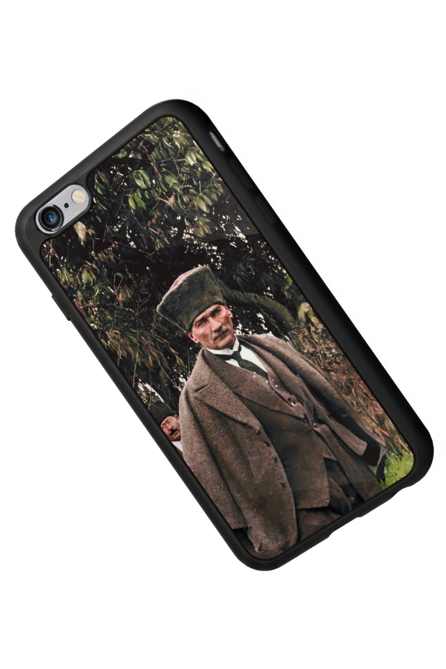 iPhone 6 Plus Uyumlu Mustafa Kemal Ataturk Tasarımlı Glossy Premium Kılıf
