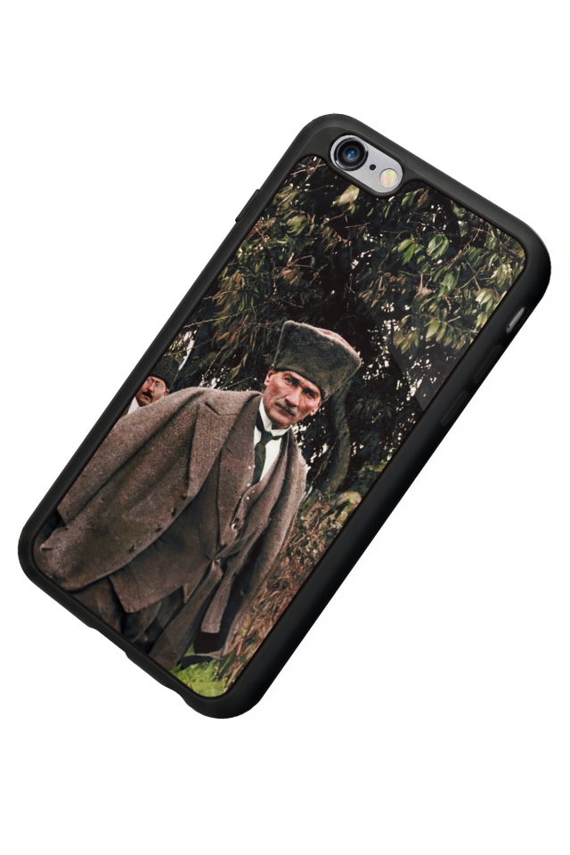 iPhone 6 Plus Uyumlu Mustafa Kemal Ataturk Tasarımlı Glossy Premium Kılıf
