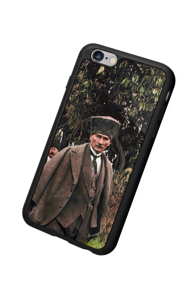 iPhone 6 Plus Uyumlu Mustafa Kemal Ataturk Tasarımlı Glossy Premium Kılıf
