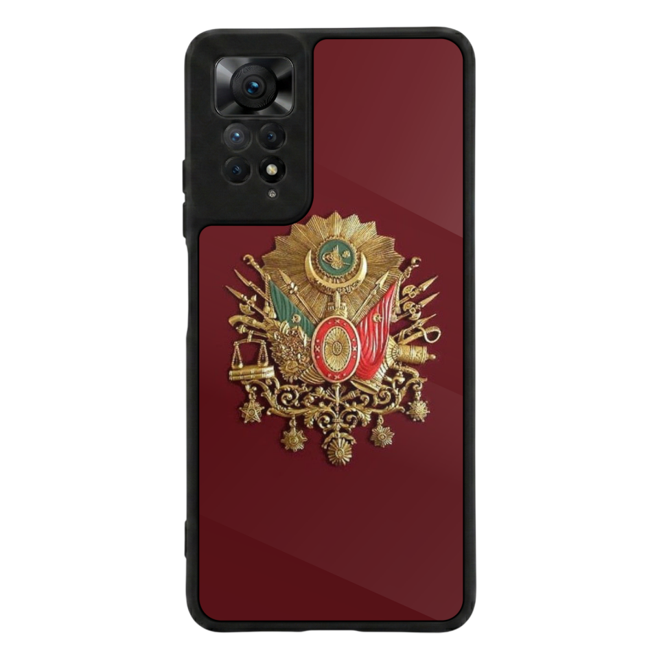 Xiaomi Redmi Note 11 Pro Uyumlu Osmanli Tugrasi Tasarımlı Glossy Premium Kılıf
