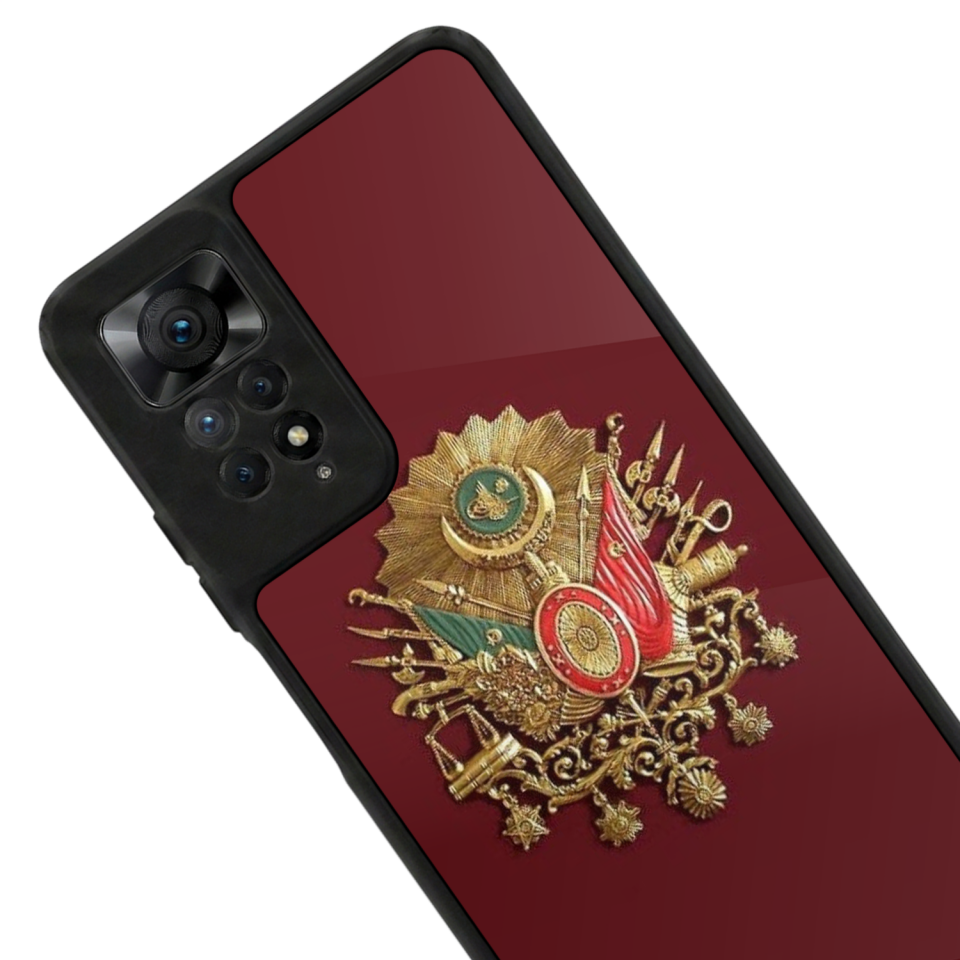 Xiaomi Redmi Note 11 Pro Uyumlu Osmanli Tugrasi Tasarımlı Glossy Premium Kılıf