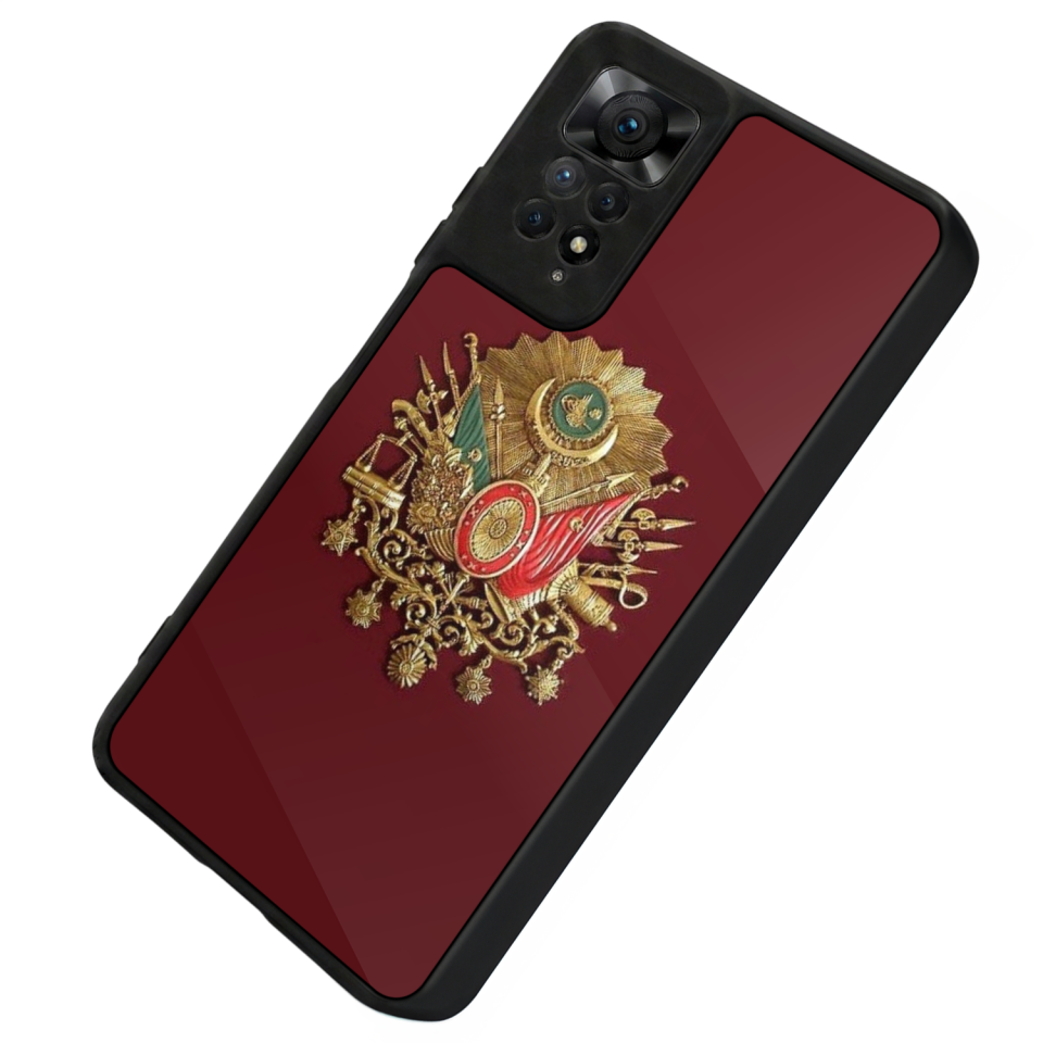 Xiaomi Redmi Note 11 Pro Uyumlu Osmanli Tugrasi Tasarımlı Glossy Premium Kılıf