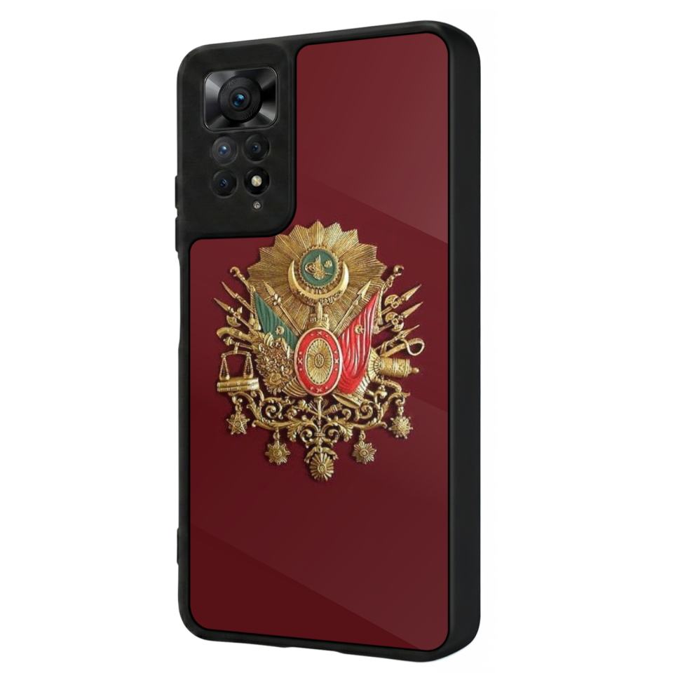 Xiaomi Redmi Note 11 Pro Uyumlu Osmanli Tugrasi Tasarımlı Glossy Premium Kılıf
