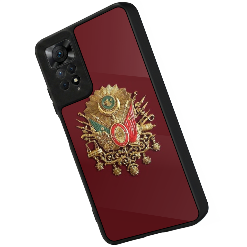 Xiaomi Redmi Note 11 Pro Uyumlu Osmanli Tugrasi Tasarımlı Glossy Premium Kılıf