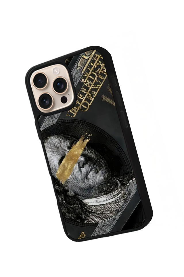 iPhone 16 Pro Uyumlu Para Tasarımlı Glossy Premium Kılıf