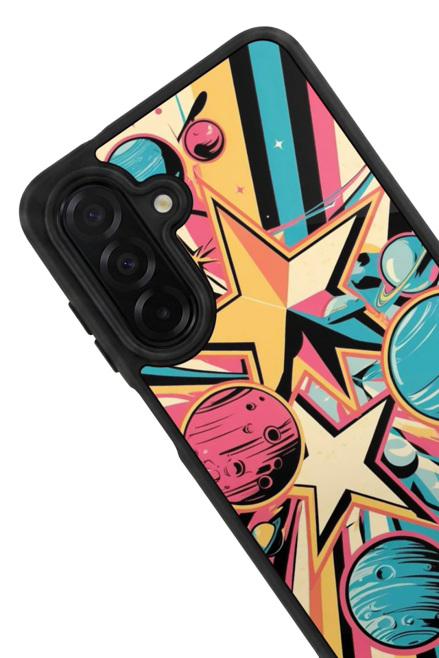 Samsung Galaxy A56 Uyumlu Uzay Tasarımlı Glossy Premium Kılıf