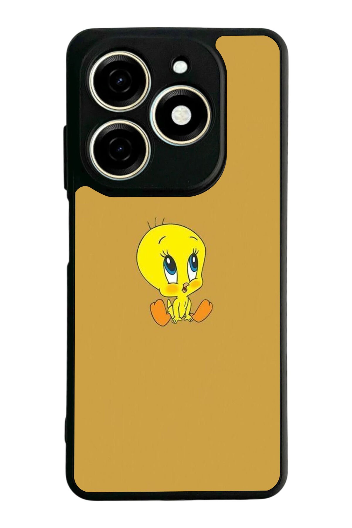Tecno Spark 20/20C Uyumlu Tweety Tasarımlı Glossy Premium Kılıf