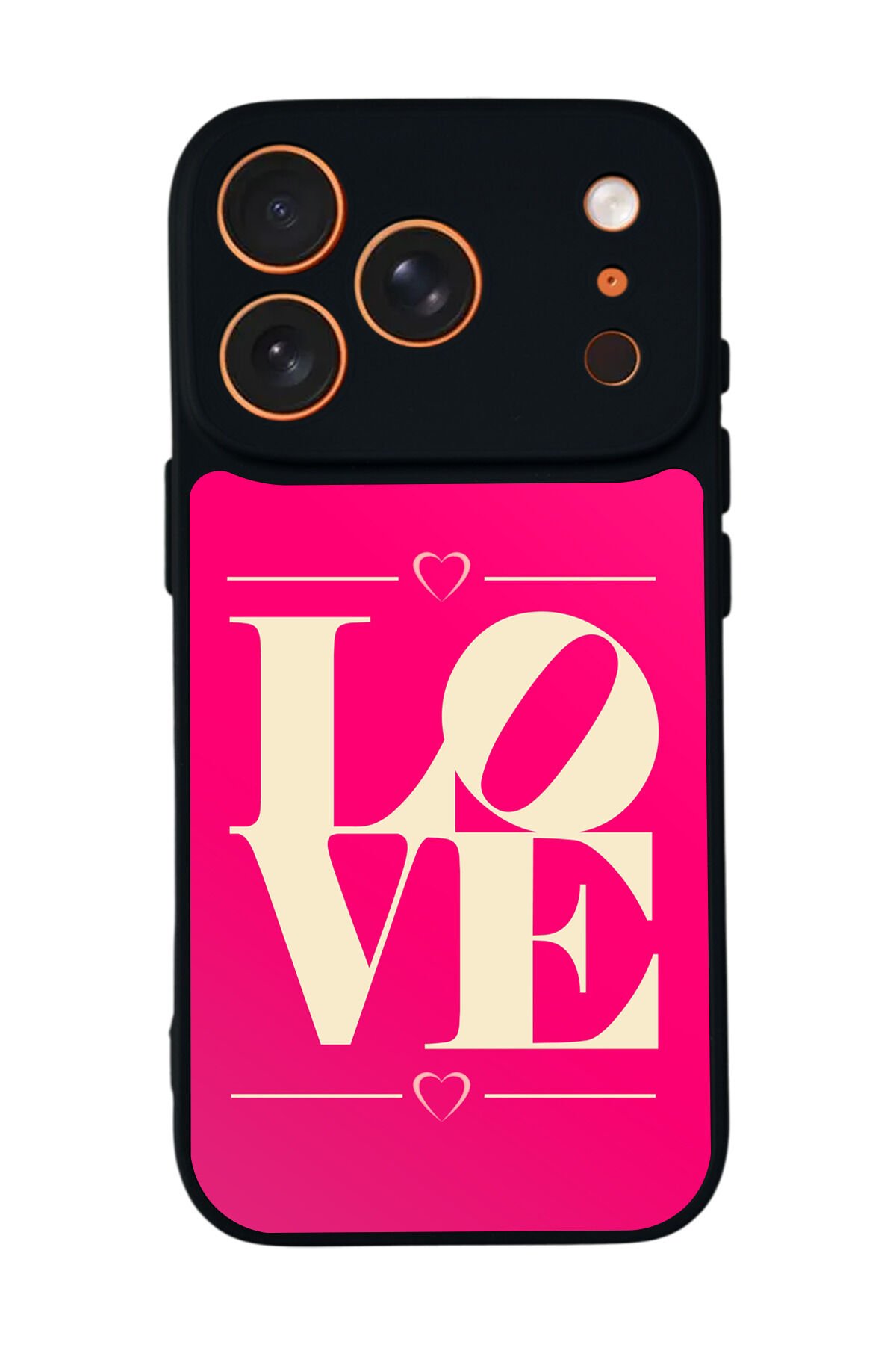 iPhone 17 Pro Max Uyumlu Love Tasarımlı Glossy Premium Kılıf