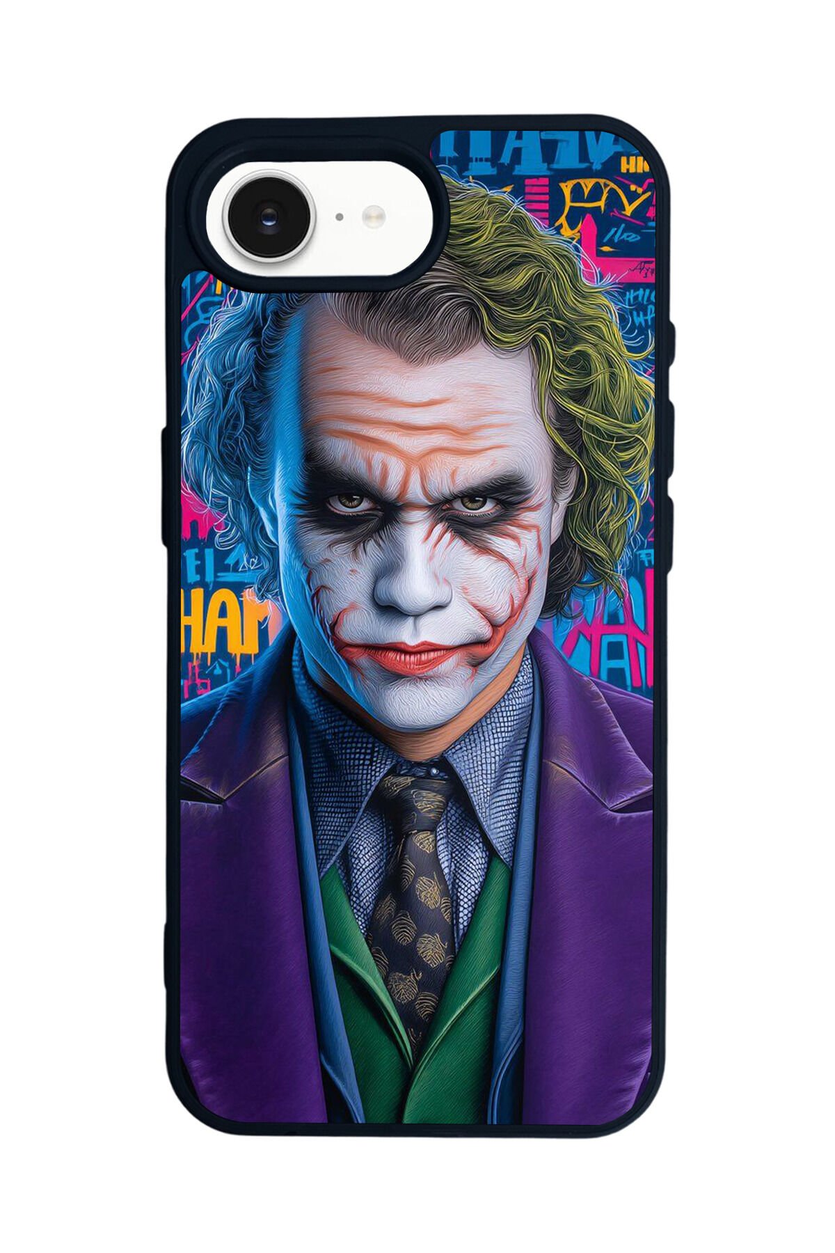 iPhone 16E Uyumlu Joker Tasarımlı Glossy Premium Kılıf