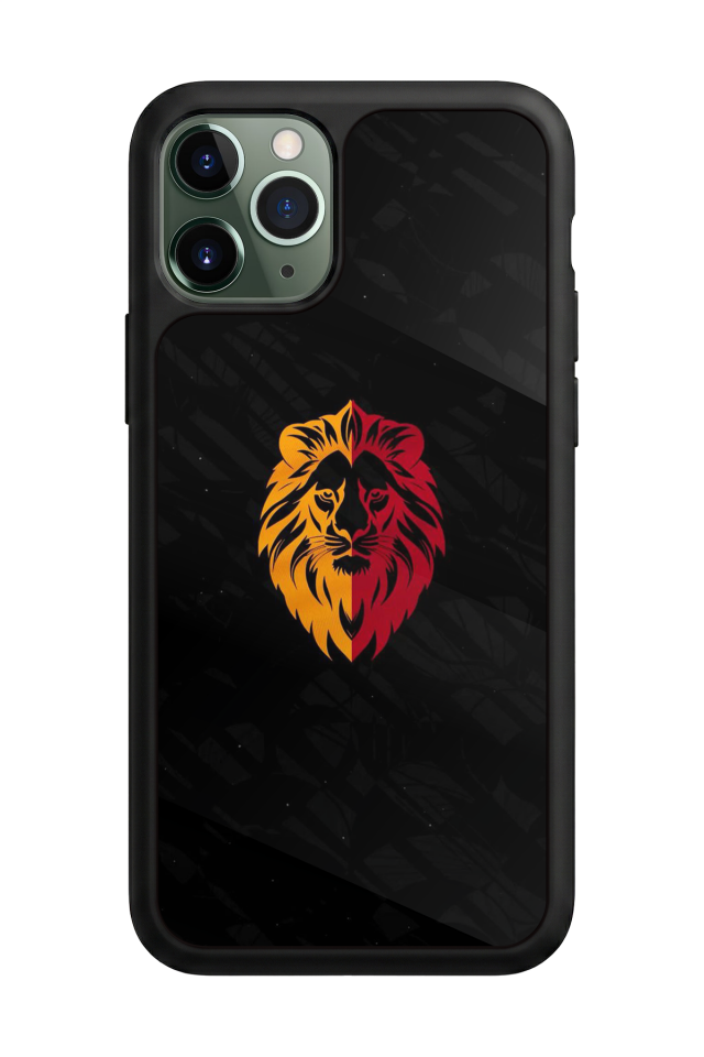 iPhone 11 Pro Max Uyumlu Aslan Tasarımlı Glossy Premium Kılıf